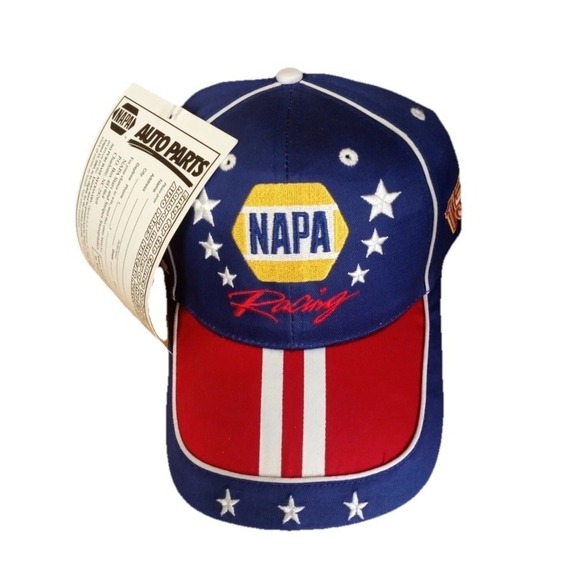 NWT Vintage Dale Earnhardt Inc Napa Racing Stars Stripes #15  Adjustable Hat Cap - Picture 1 of 8